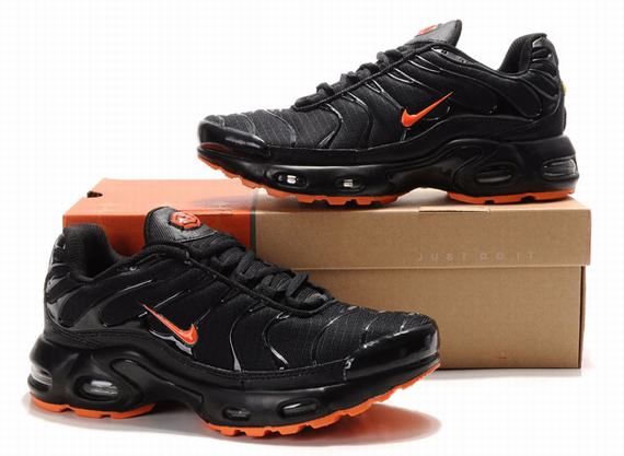 New Men\'S Nike Air Max Tn Black/Orangered